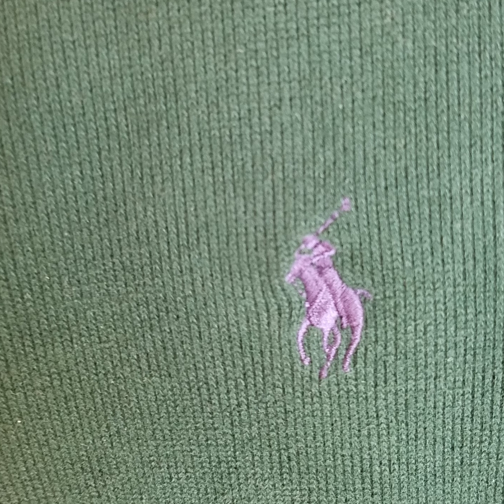 RALPH LAUREN QUARTERZIP SWEATER, $22